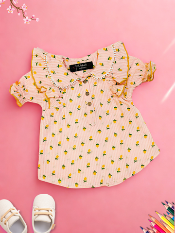 Ruffle Collar Baby Top