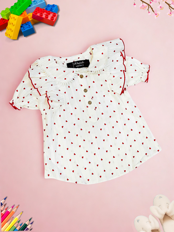 Ruffle Collar Baby Top