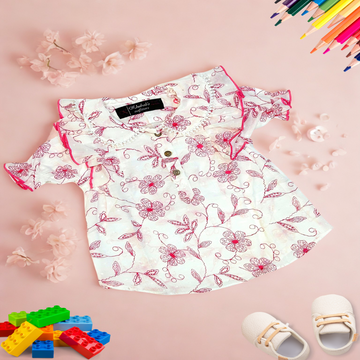Ruffle Collar Baby Top