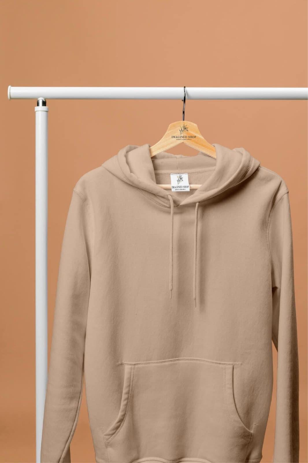 Admiral Beige Unisex Fleece Hoodie