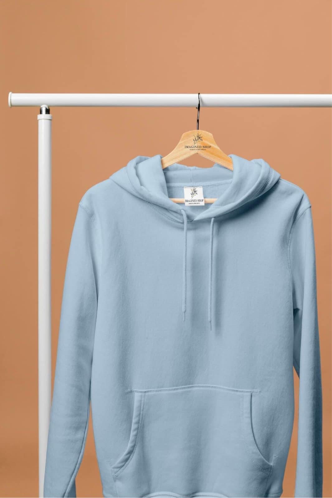 Blue  Unisex Fleece Hoodie