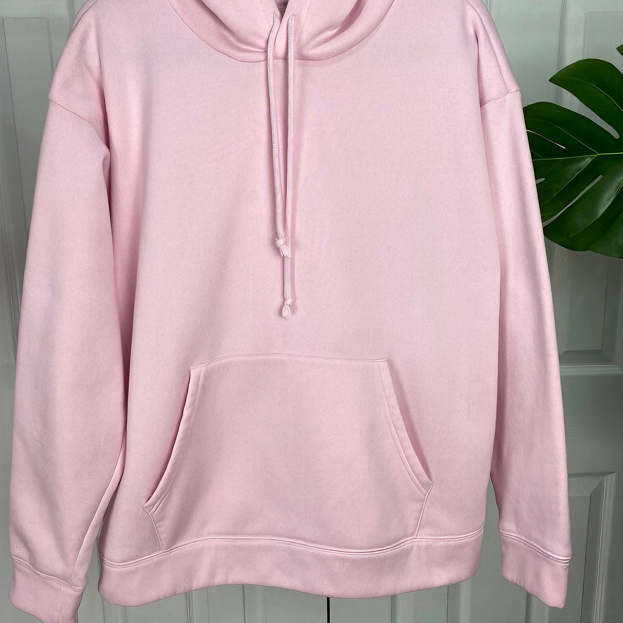 Pink Unisex Fleece Hoodie