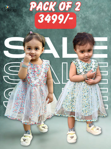 Pack Of 2 Tulle Dress (bundle#6)