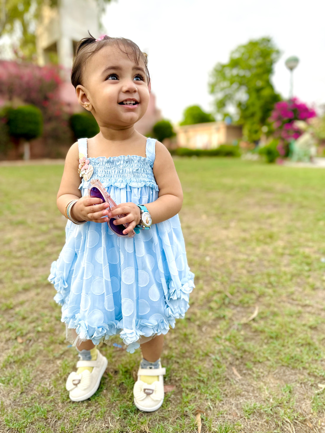 Admiral Aqua Blue  Baby Dress