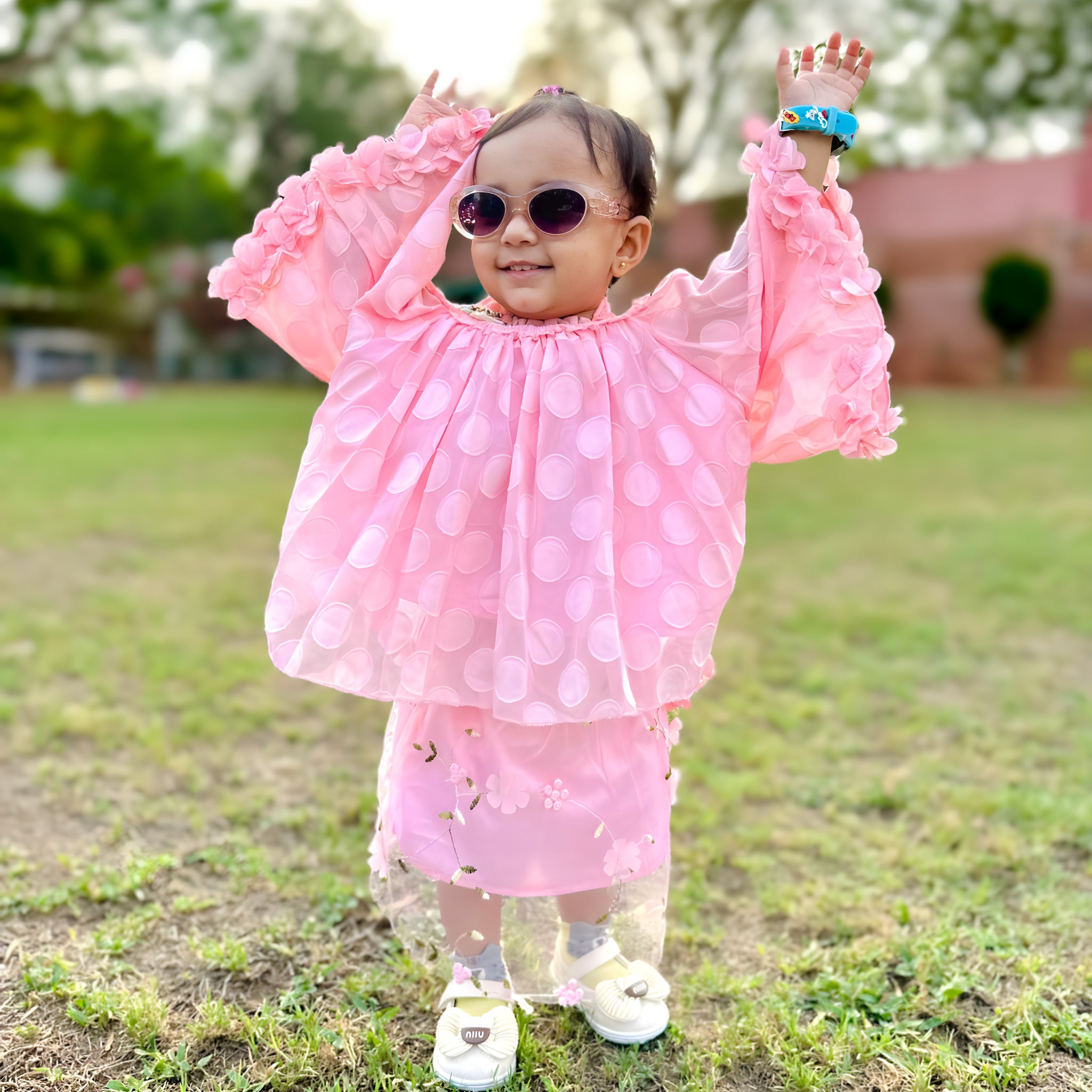 1 Admiral Blush Pink  Baby Dress